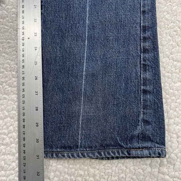 Seven Bootcut Jeans Women’s 29x31 Blue Made in USA Y2K Boho Western Rodeo - Picture 11 of 14